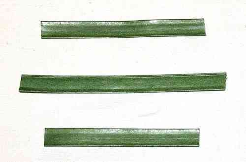 Clipstreifen grün 80 mm 2/5 Beutelverschlüsse