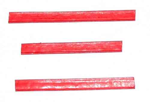 Clipstreifen rot 100 mm 2/6 Beutelverschlüsse