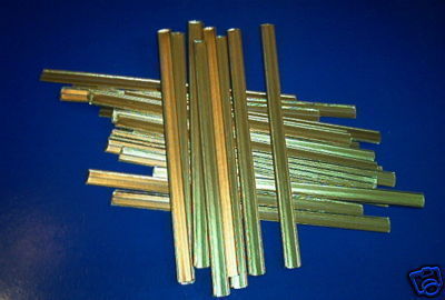 Clipstreifen gold 350 mm 2/6 Beutelverschlüsse