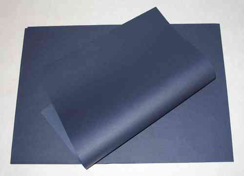 500m Seidenpapier Rolle 50cm stahlblau 30g